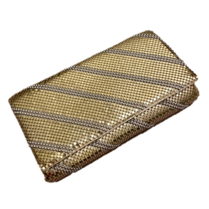 Lulu Townsend silver and gold clutch/ evening bag .